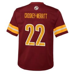 Jacory Croskey-Merritt Washington Commanders Youth Team Game Jersey Burgundy