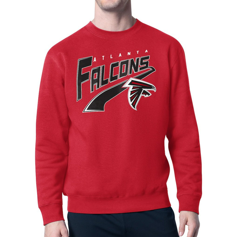 Atlanta Falcons Starter Modern Tailsweep Fleece Sweatshirt Red