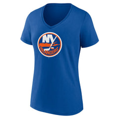 NHL New York Islanders Women's Mother's Day V-Neck T-Shirt - Royal