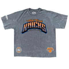 New York Knicks Banner Era Collection Premium T-Shirt Gray