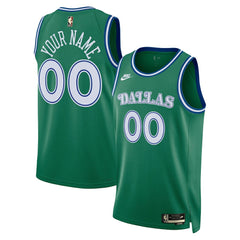 NBA Dallas Mavericks Unisex Swingman Custom Jersey sale - Classic Editi- Green