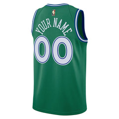 NBA Dallas Mavericks Unisex Swingman Custom Jersey sale - Classic Editi- Green