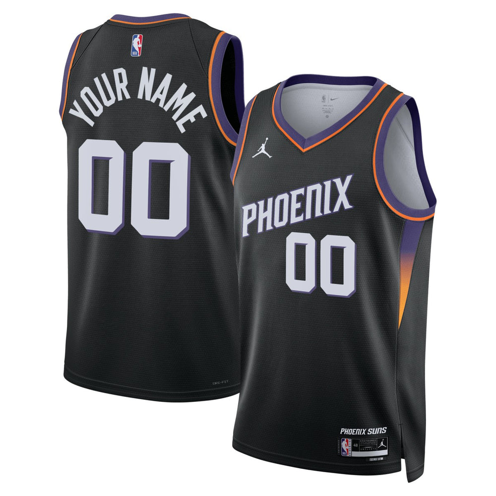 NBA Phoenix Suns Jordan Brand Unisex Swingman Custom Jersey - Statement Edition - Black online