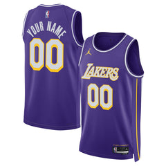 NBA Los Angeles Lakers Jordan Brand Unisex Swingman Custom Jersey - Statement Edition - Purple outlet