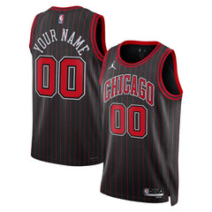 NBA Chicago Bulls Jordan Brand Unisex Swingman Custom Jersey sale - Statement Editi- Black sale