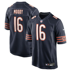 NFL Jake Moody Chicago Bears Team Game Jersey - Navy