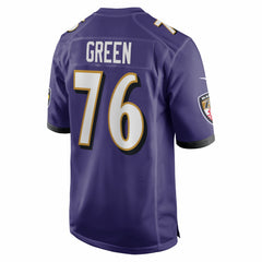 NFL Kenyon Green Baltimore Ravens Team Game Jersey - Purple