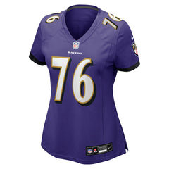 Kenyon Green Baltimore Ravens Women's Team Game Jersey Purple
