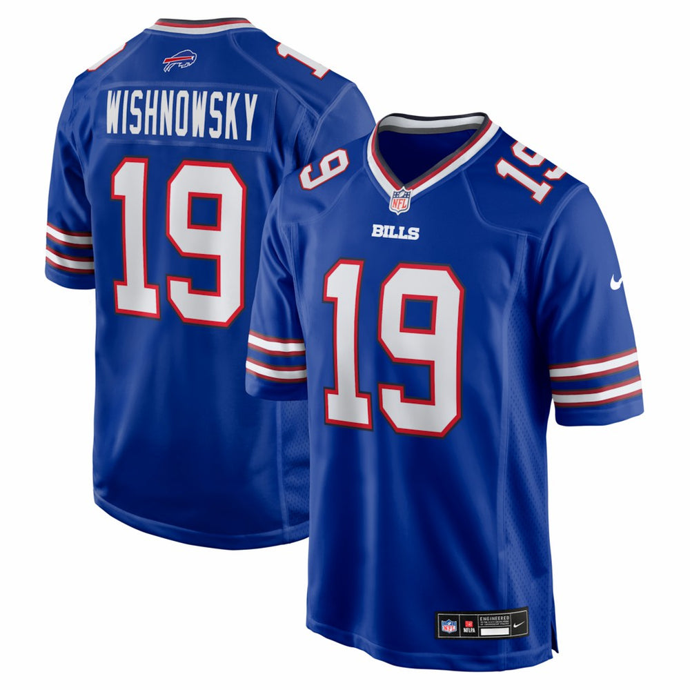 NFL Mitch Wishnowsky Buffalo Bills Team Game Jersey - Royal