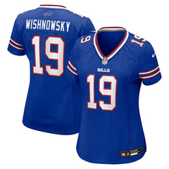 NFL Mitch Wishnowsky Buffalo Bills Women's Team Game Jersey - Royal