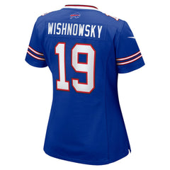 NFL Mitch Wishnowsky Buffalo Bills Women's Team Game Jersey - Royal