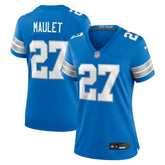 NFL Arthur Maulet Detroit Lions Women's Team Game Jersey - Blue