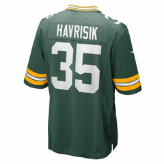 NFL Lucas Havrisik Green Bay Packers Team Game Jersey - Green