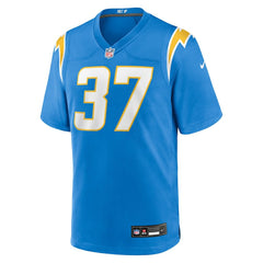 NFL Isas Waxter Los Angeles Chargers Team Game Jersey - Powder Blue
