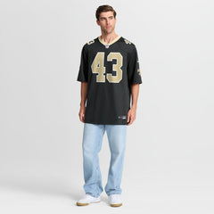 NFL Michael Davis New Orleans Saints Team Game Jersey - Black