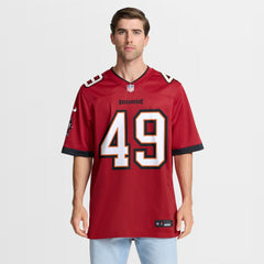 NFL Owen Wright Tampa Bay Buccaneers Team Game Jersey - Red