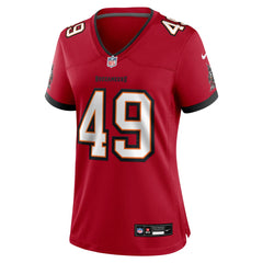 NFL Owen Wright Tampa Bay Buccaneers Women's Team Game Jersey - Red