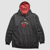 Miami Heat 2000s Pullover Sweatshirt Charcoal Vintage