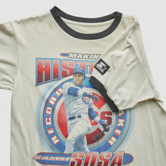 Chicago Cubs Starter 1996 T-Shirt - White - S by Fanatics Real Vintage T-shirts