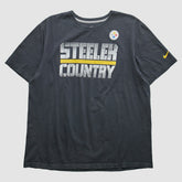 Pittsburgh Steelers 2010s T-Shirt Black Vintage