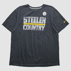 Pittsburgh Steelers 2010s T-Shirt Black Vintage