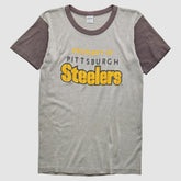 Pittsburgh Steelers Trench 80s T-Shirt Heather Gray Vintage