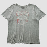 Minnesota Twins 80s T-Shirt - Heather Gray - L by Fanatics Real Vintage T-shirts