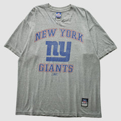 New York Giants Reebok 2000s T-Shirt Heather Gray Vintage