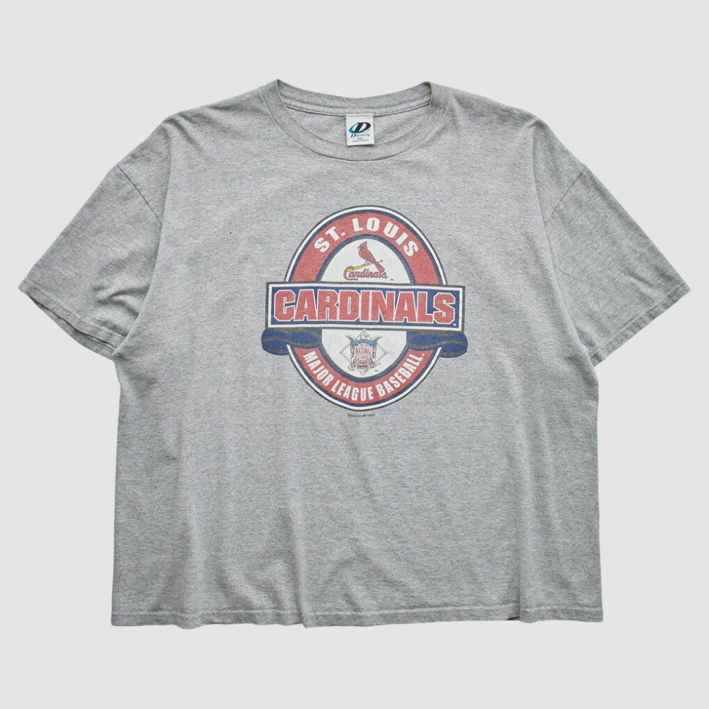 St. Louis Cardinals Dynasty 2003 T-Shirt - Heather Gray - XL by Fanatics Real Vintage T-shirts