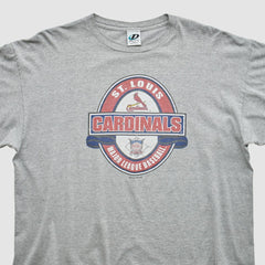 St. Louis Cardinals Dynasty 2003 T-Shirt - Heather Gray - XL by Fanatics Real Vintage T-shirts