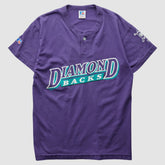 Arizona Diamondbacks Russell 2000s T-Shirt - Purple - XS by Fanatics Real Vintage T-shirts