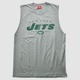 New York Jets NFL 2000s Tank Heather Gray Vintage