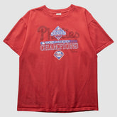 Philadelphia Phillies 2008 T-Shirt - Red - M by Fanatics Real Vintage T-shirts