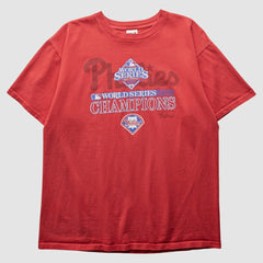 Philadelphia Phillies 2008 T-Shirt - Red - M by Fanatics Real Vintage T-shirts