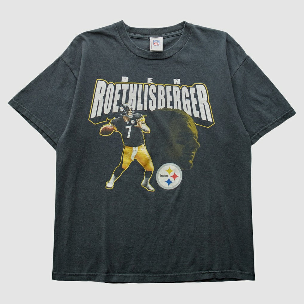 Pittsburgh Steelers NFL 2000s T-Shirt Black Vintage