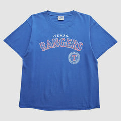 Texas Rangers Lee Apparel 2000s T-Shirt - Blue - M by Fanatics Real Vintage T-shirts