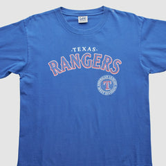 Texas Rangers Lee Apparel 2000s T-Shirt - Blue - M by Fanatics Real Vintage T-shirts