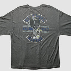 Baltimore Ravens NFL 2010s Long Sleeve T-Shirt Dark Heather Gray Vintage