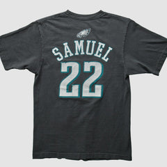Philadelphia Eagles Reebok 2000s T-Shirt Black Vintage
