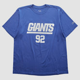 New York Giants Reebok 2000s T-Shirt Blue Vintage
