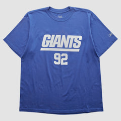 New York Giants Reebok 2000s T-Shirt Blue Vintage
