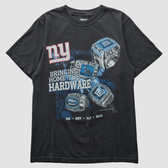 New York Giants Reebok 2011 T-Shirt Black Vintage