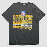 Pittsburgh Steelers Russell 1995 Pullover T-Shirt Black Vintage