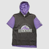 Colorado Rockies Starter 90s Pullover Sweatshirt - Black - XXS by Fanatics Real Vintage Pullover