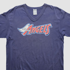 Los Angeles Angels Majestic 2000s T-Shirt - Navy - M by Fanatics Real Vintage T-shirts