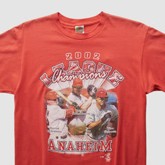 Los Angeles Angels 2002 T-Shirt - Red - S by Fanatics Real Vintage T-shirts