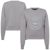 NHL Montreal Canadiens Levelwear Women's Slate & Snow Sponge Tri-Blend Sweatshirt - Gray