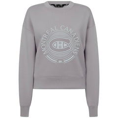 NHL Montreal Canadiens Levelwear Women's Slate & Snow Sponge Tri-Blend Sweatshirt - Gray