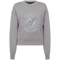 NHL New Jersey Devils Levelwear Women's Slate & Snow Sponge Tri-Blend Sweatshirt - Gray