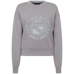 NHL New York Rangers Levelwear Women's Slate & Snow Sponge Tri-Blend Sweatshirt - Gray